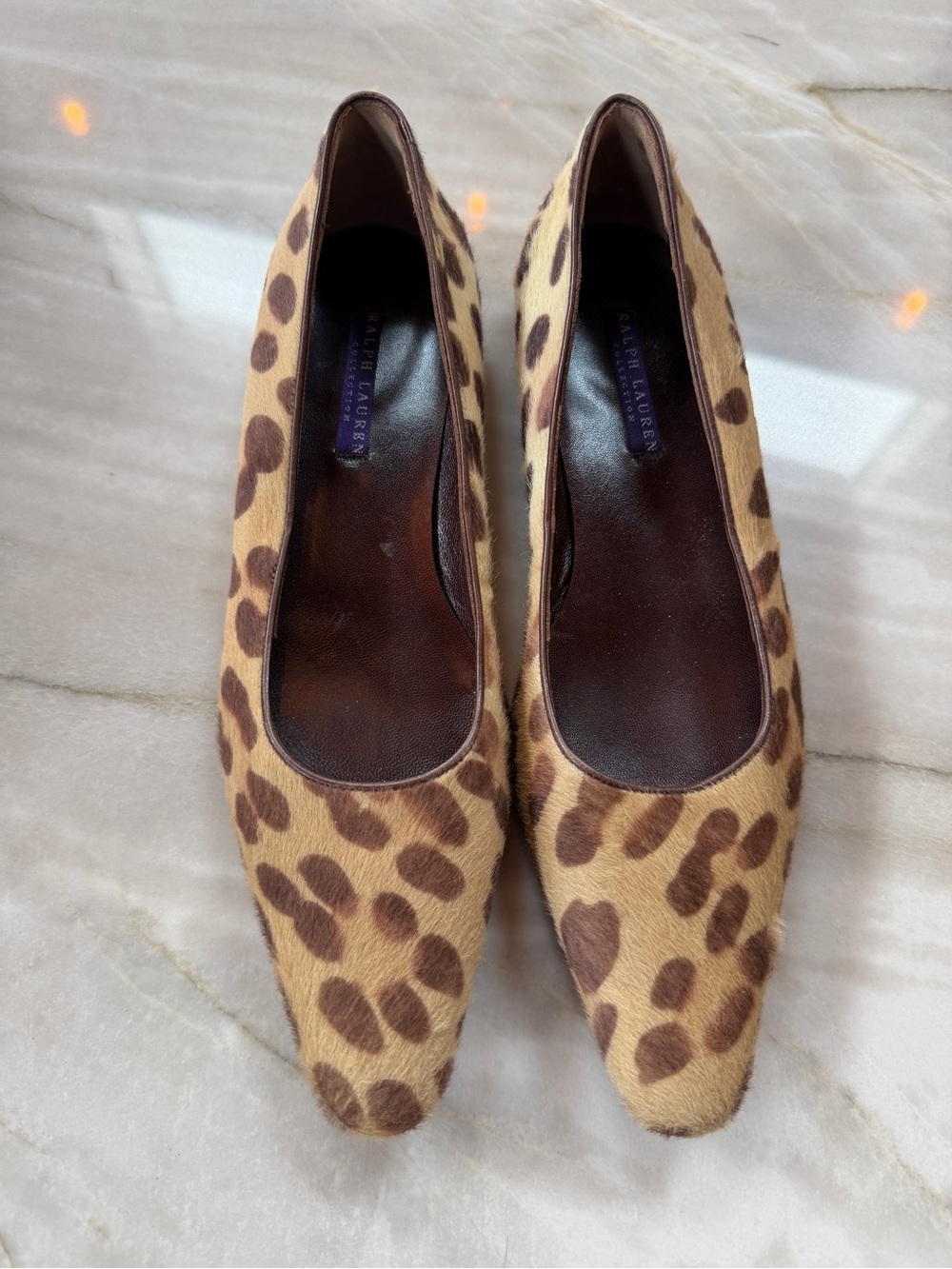 Vintage Ralph Lauren Calf Hair Shoes 7.5